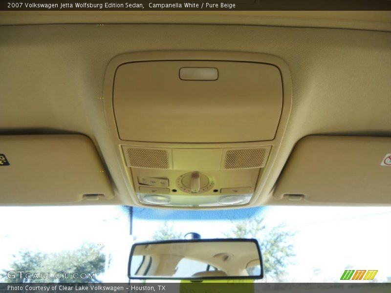 Campanella White / Pure Beige 2007 Volkswagen Jetta Wolfsburg Edition Sedan