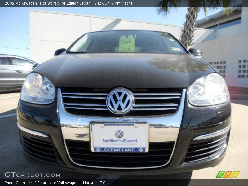 Black Uni / Anthracite 2009 Volkswagen Jetta Wolfsburg Edition Sedan