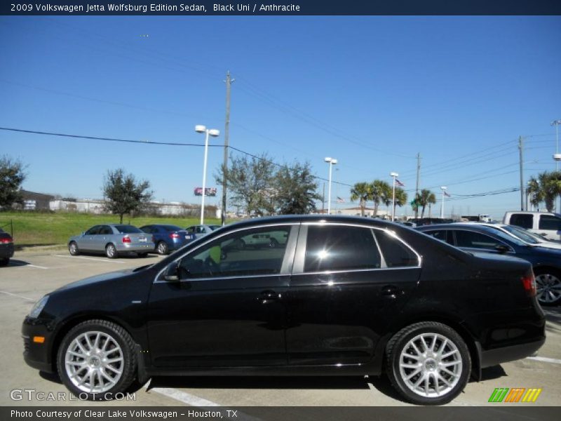 Black Uni / Anthracite 2009 Volkswagen Jetta Wolfsburg Edition Sedan
