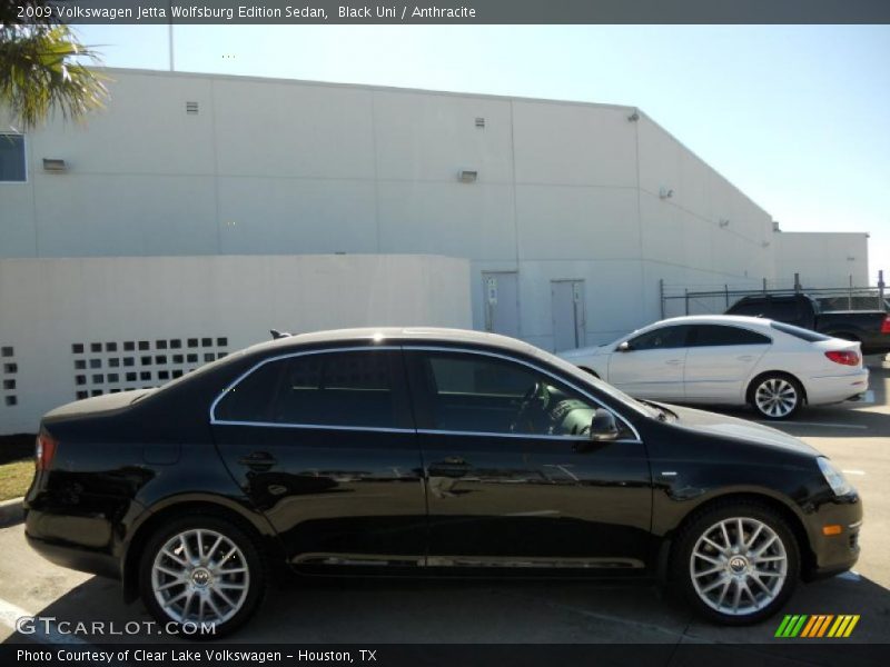 Black Uni / Anthracite 2009 Volkswagen Jetta Wolfsburg Edition Sedan