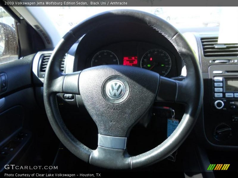 Black Uni / Anthracite 2009 Volkswagen Jetta Wolfsburg Edition Sedan