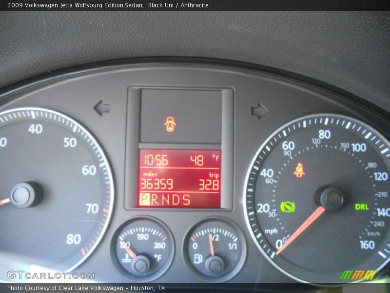 Black Uni / Anthracite 2009 Volkswagen Jetta Wolfsburg Edition Sedan
