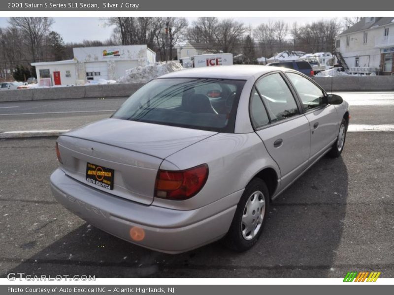 Silver / Gray 2001 Saturn S Series SL1 Sedan