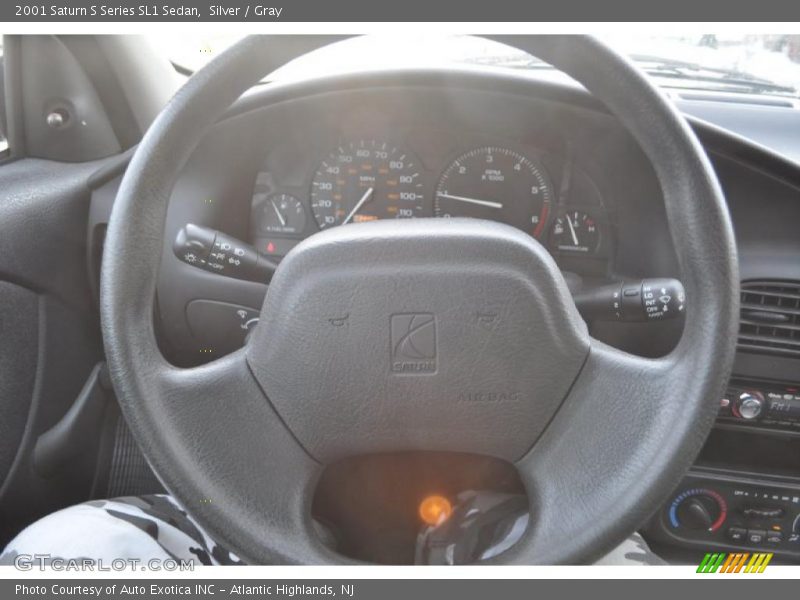 Silver / Gray 2001 Saturn S Series SL1 Sedan