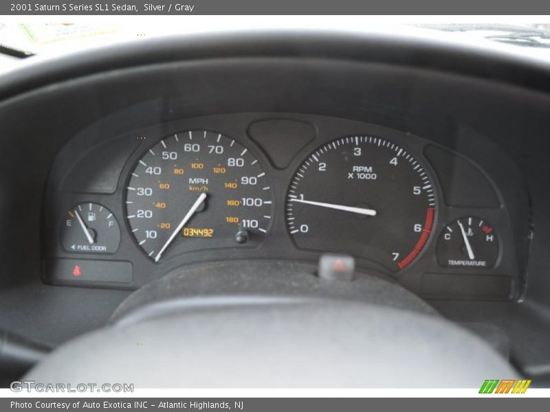 Silver / Gray 2001 Saturn S Series SL1 Sedan