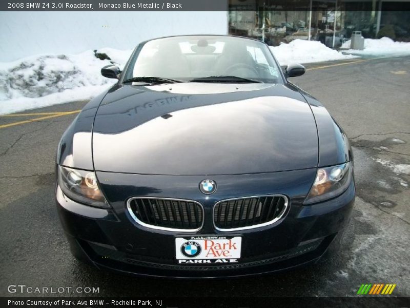 Monaco Blue Metallic / Black 2008 BMW Z4 3.0i Roadster