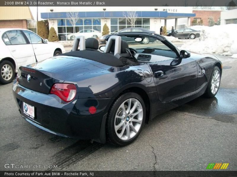 Monaco Blue Metallic / Black 2008 BMW Z4 3.0i Roadster