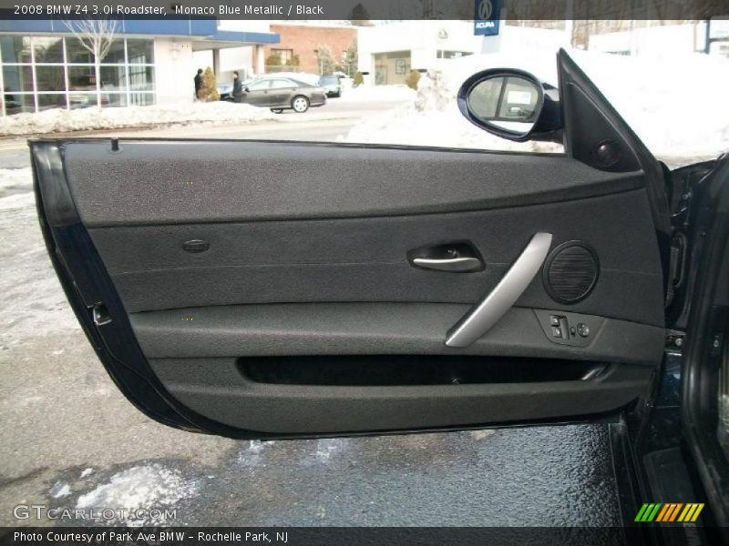 Monaco Blue Metallic / Black 2008 BMW Z4 3.0i Roadster