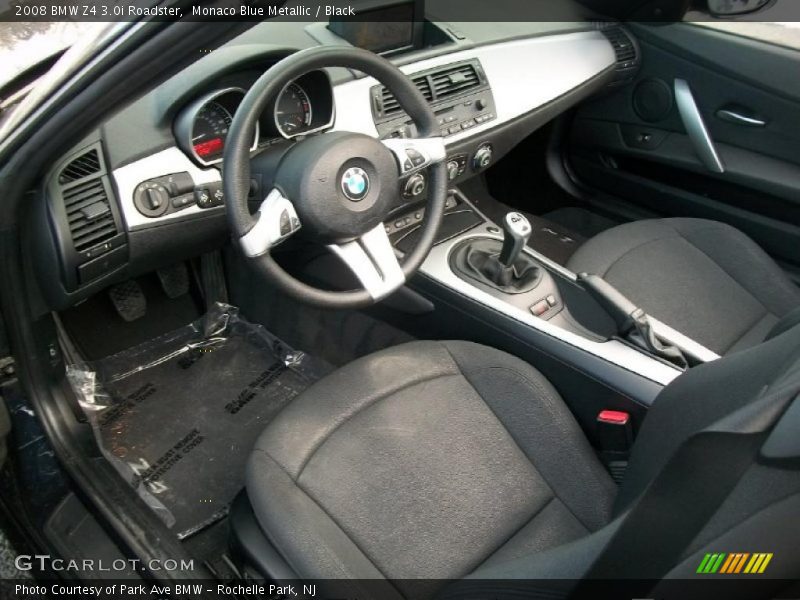 Monaco Blue Metallic / Black 2008 BMW Z4 3.0i Roadster
