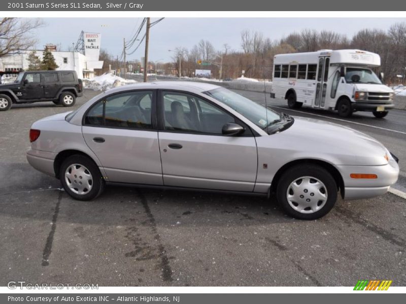 Silver / Gray 2001 Saturn S Series SL1 Sedan