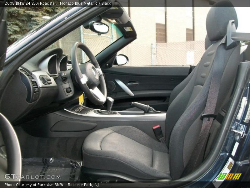 Monaco Blue Metallic / Black 2008 BMW Z4 3.0i Roadster