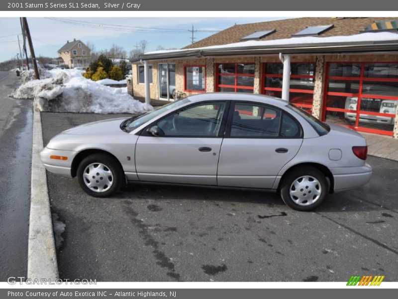 Silver / Gray 2001 Saturn S Series SL1 Sedan