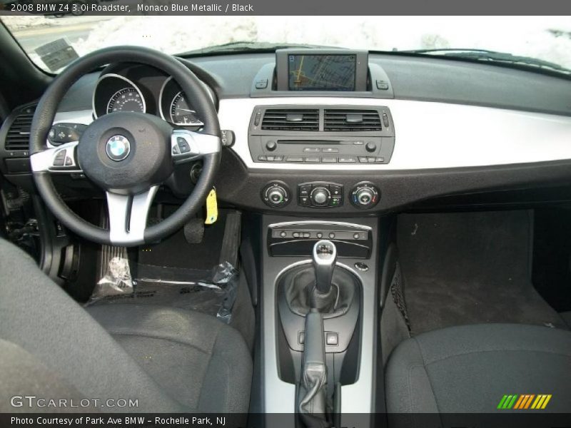 Monaco Blue Metallic / Black 2008 BMW Z4 3.0i Roadster