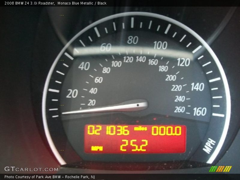Monaco Blue Metallic / Black 2008 BMW Z4 3.0i Roadster