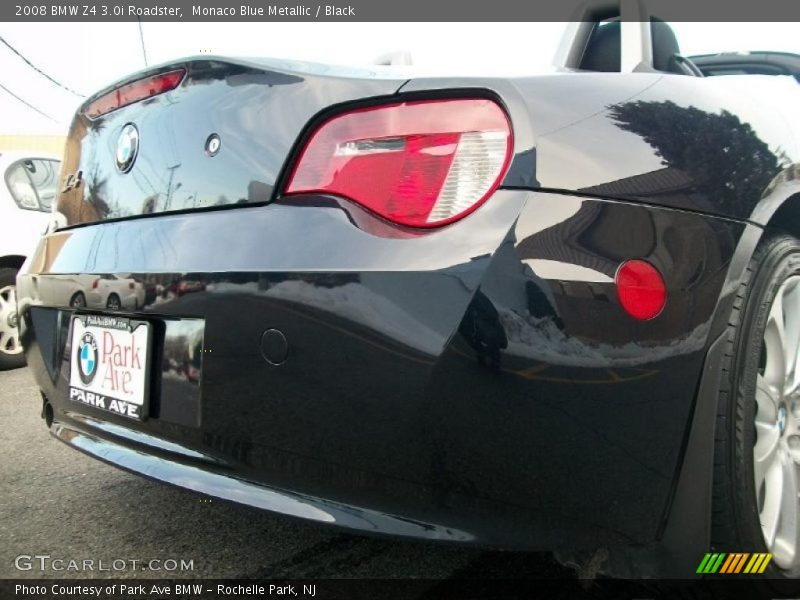 Monaco Blue Metallic / Black 2008 BMW Z4 3.0i Roadster