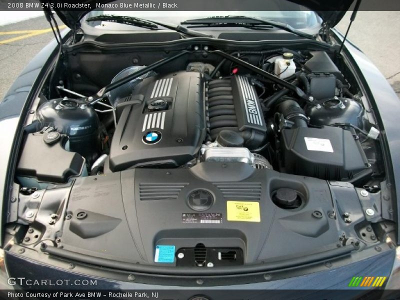Monaco Blue Metallic / Black 2008 BMW Z4 3.0i Roadster