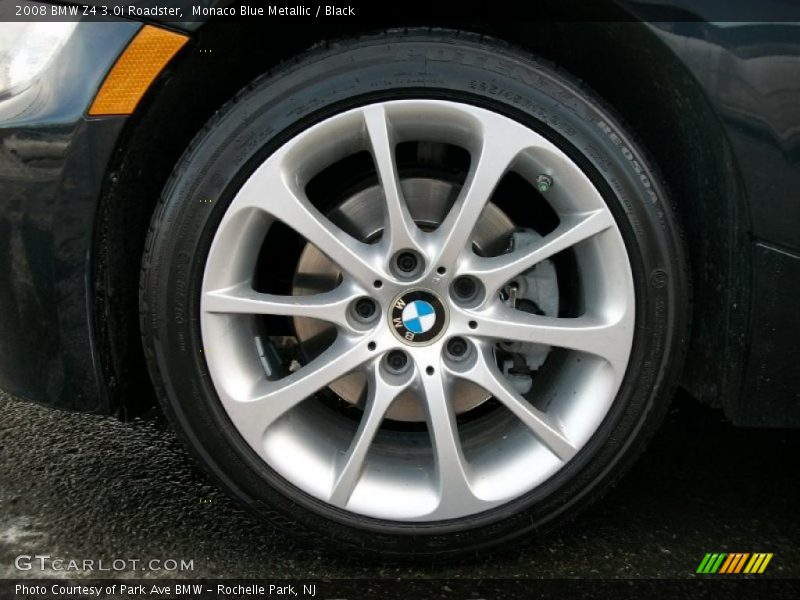 Monaco Blue Metallic / Black 2008 BMW Z4 3.0i Roadster