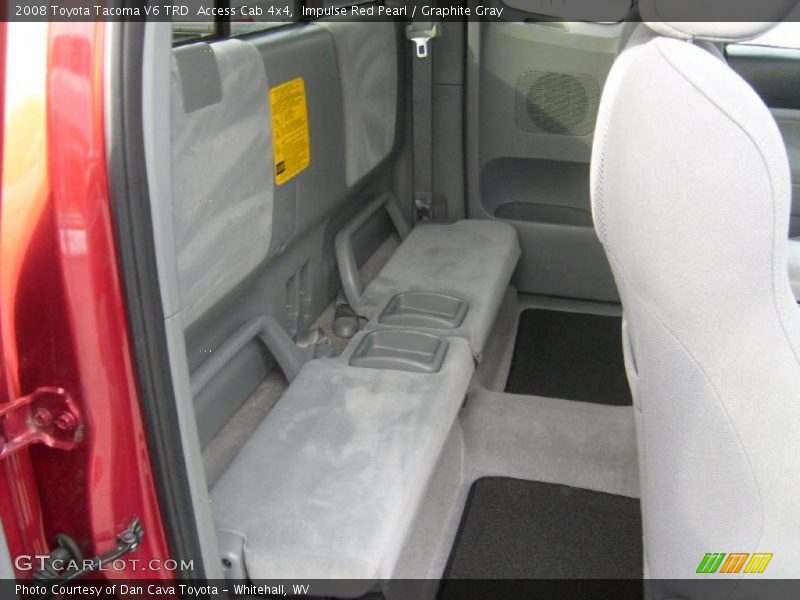 Impulse Red Pearl / Graphite Gray 2008 Toyota Tacoma V6 TRD  Access Cab 4x4