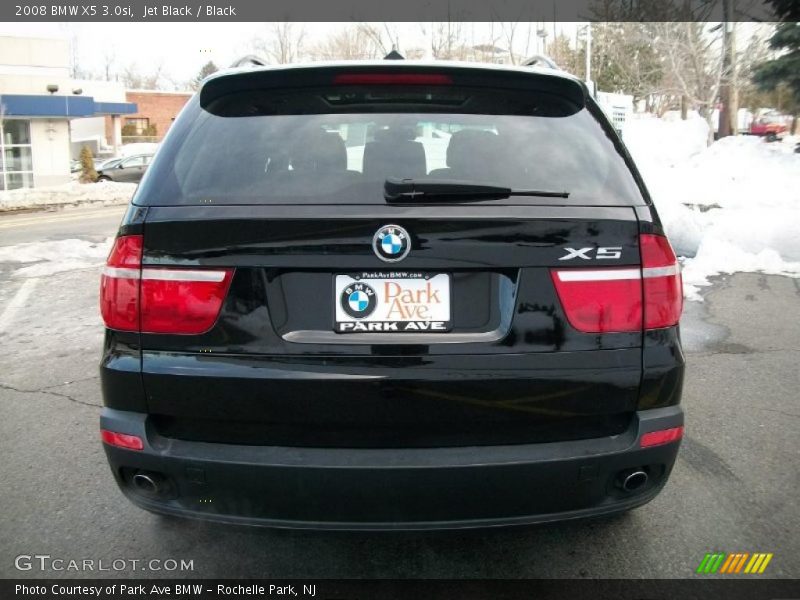 Jet Black / Black 2008 BMW X5 3.0si