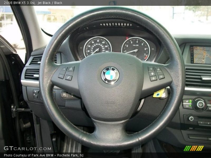 Jet Black / Black 2008 BMW X5 3.0si
