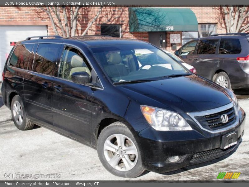 Nighthawk Black Pearl / Ivory 2008 Honda Odyssey Touring