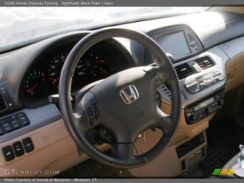 Nighthawk Black Pearl / Ivory 2008 Honda Odyssey Touring