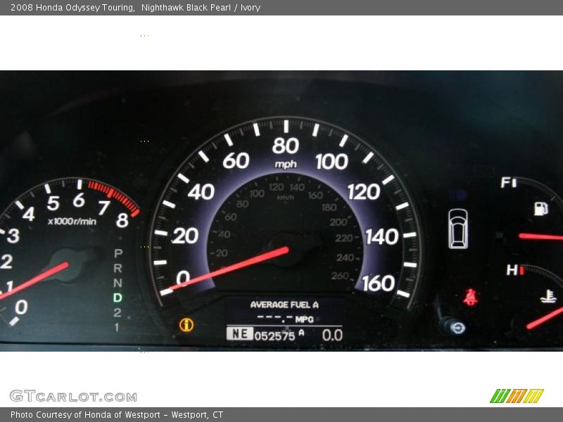 Nighthawk Black Pearl / Ivory 2008 Honda Odyssey Touring