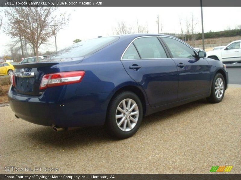 Blue Ribbon Metallic / Ash 2011 Toyota Camry XLE V6