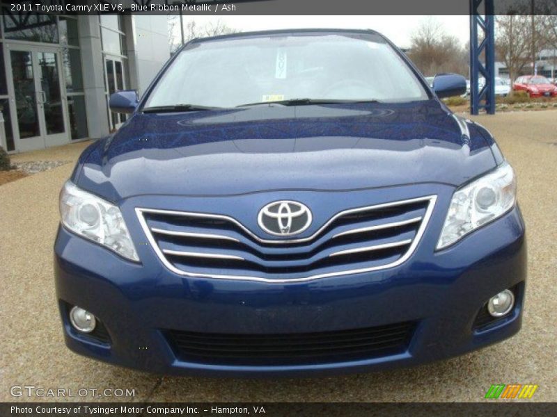 Blue Ribbon Metallic / Ash 2011 Toyota Camry XLE V6