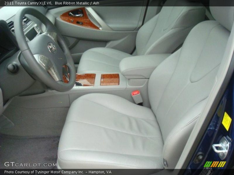  2011 Camry XLE V6 Ash Interior