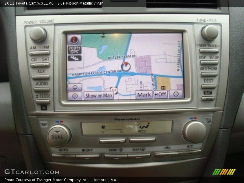 Navigation of 2011 Camry XLE V6