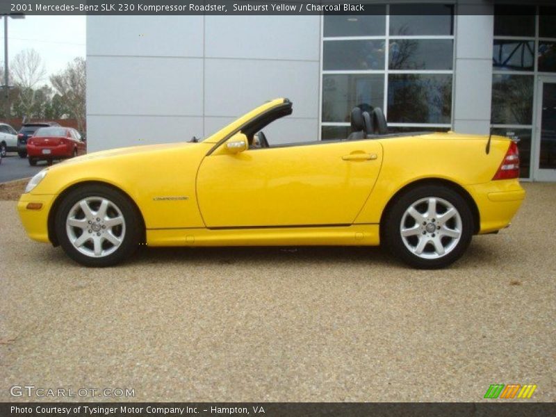  2001 SLK 230 Kompressor Roadster Sunburst Yellow