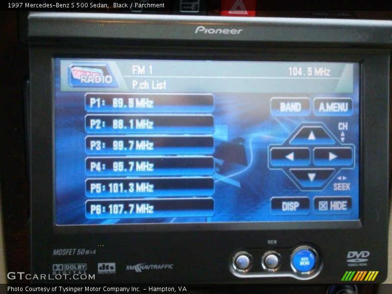 Black / Parchment 1997 Mercedes-Benz S 500 Sedan