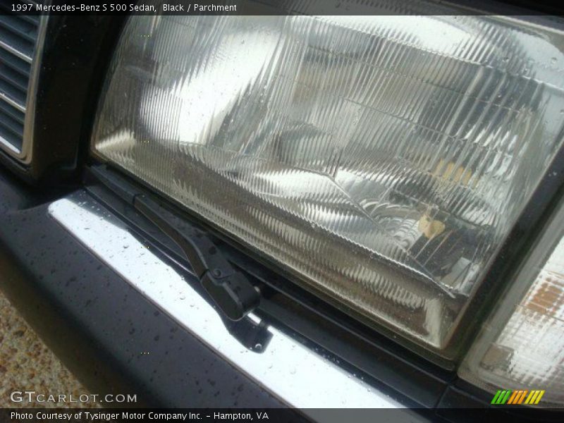 Black / Parchment 1997 Mercedes-Benz S 500 Sedan