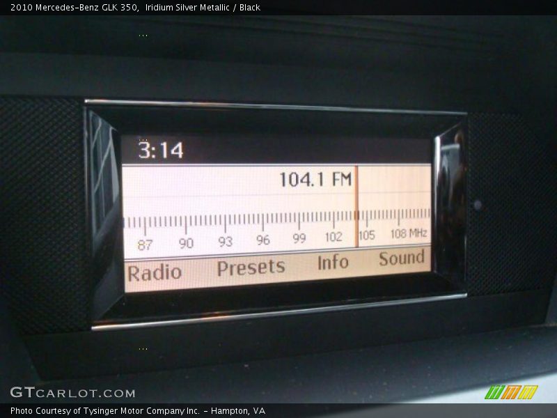 Iridium Silver Metallic / Black 2010 Mercedes-Benz GLK 350