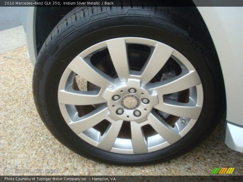Iridium Silver Metallic / Black 2010 Mercedes-Benz GLK 350