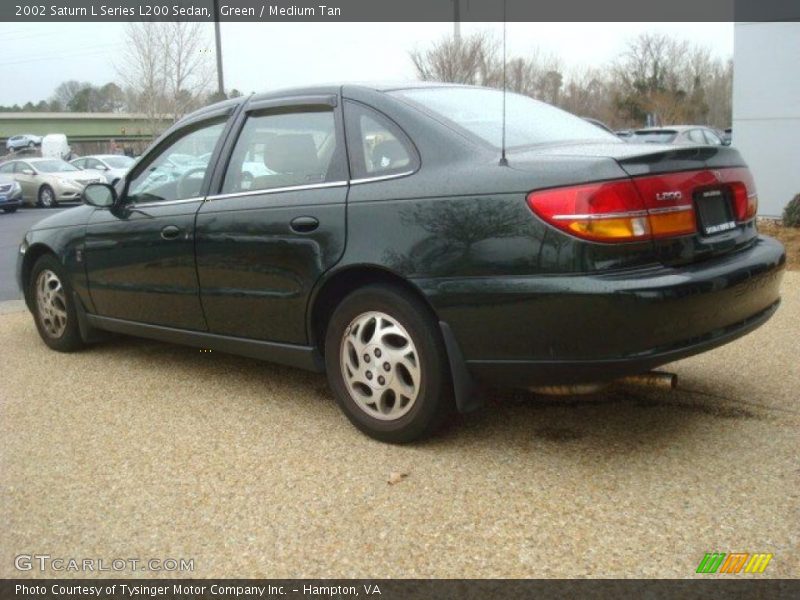 Green / Medium Tan 2002 Saturn L Series L200 Sedan