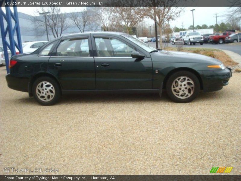 Green / Medium Tan 2002 Saturn L Series L200 Sedan