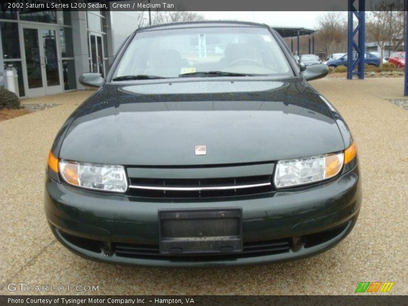 Green / Medium Tan 2002 Saturn L Series L200 Sedan