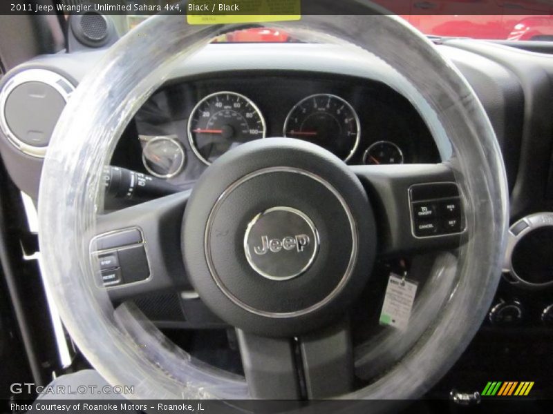 Black / Black 2011 Jeep Wrangler Unlimited Sahara 4x4