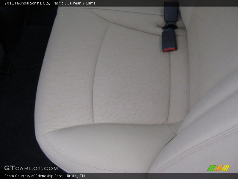 Pacific Blue Pearl / Camel 2011 Hyundai Sonata GLS