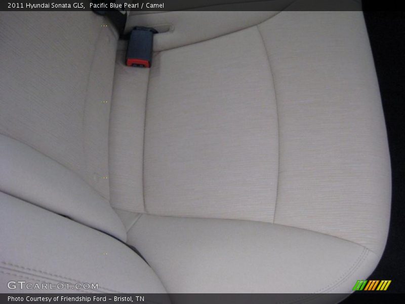 Pacific Blue Pearl / Camel 2011 Hyundai Sonata GLS