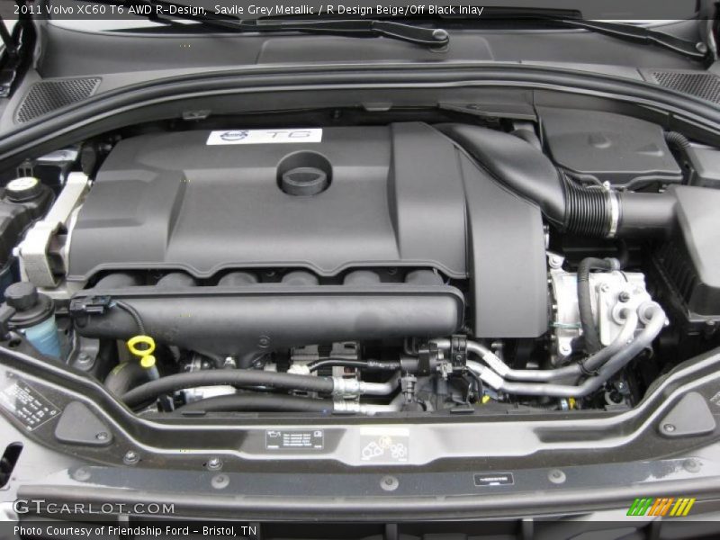  2011 XC60 T6 AWD R-Design Engine - 3.0 Liter Twin-Scroll Turbocharged DOHC 24-Valve Inline 6 Cylinder