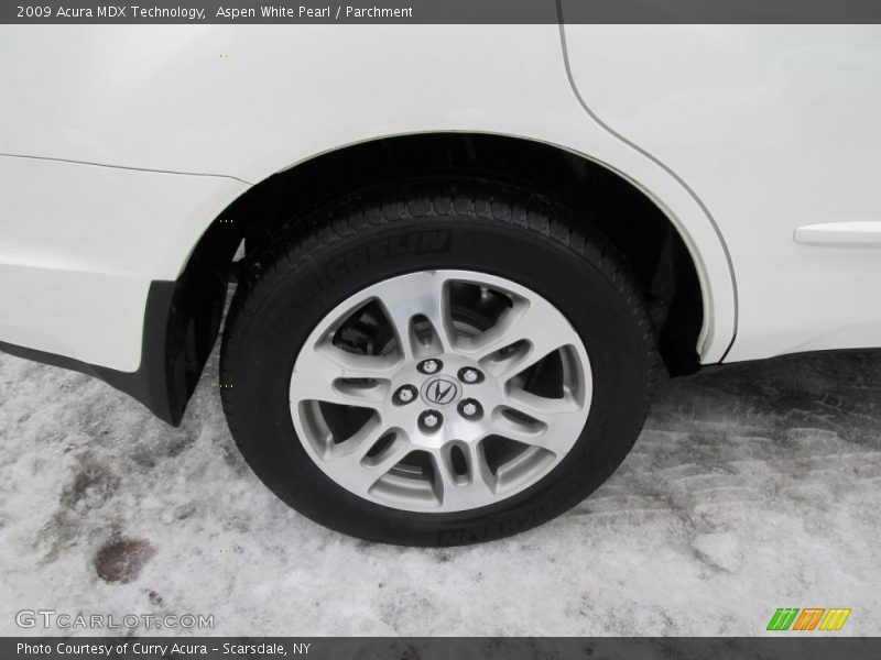 Aspen White Pearl / Parchment 2009 Acura MDX Technology