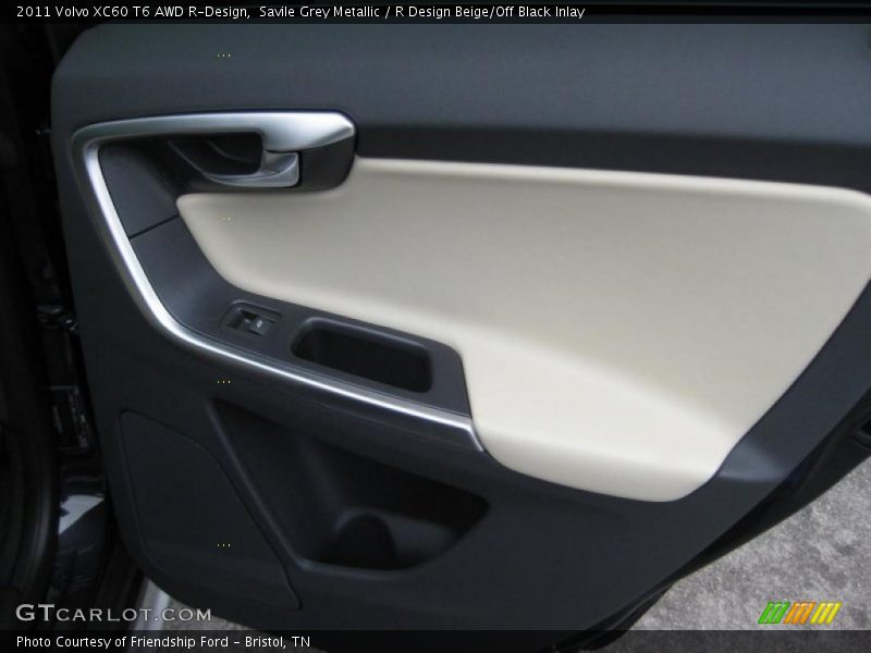 Savile Grey Metallic / R Design Beige/Off Black Inlay 2011 Volvo XC60 T6 AWD R-Design