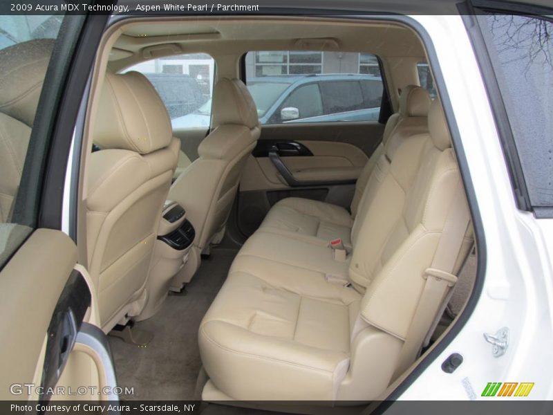 Aspen White Pearl / Parchment 2009 Acura MDX Technology