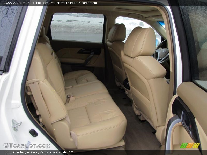 Aspen White Pearl / Parchment 2009 Acura MDX Technology