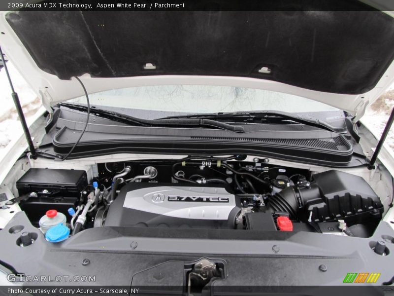 Aspen White Pearl / Parchment 2009 Acura MDX Technology