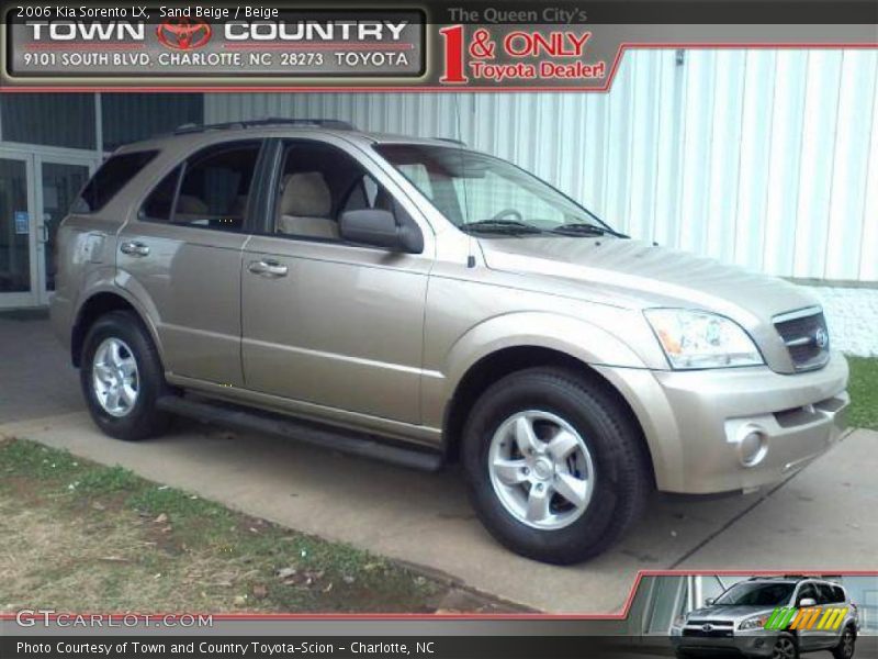 Sand Beige / Beige 2006 Kia Sorento LX