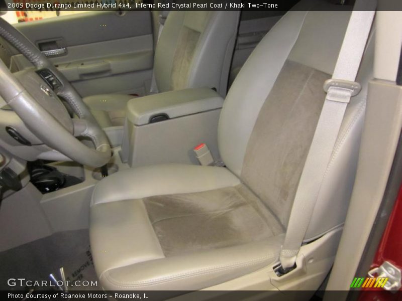 Inferno Red Crystal Pearl Coat / Khaki Two-Tone 2009 Dodge Durango Limited Hybrid 4x4